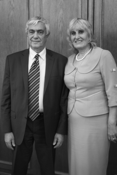 Eduard Guljaev und seine Frau Feodosia Guljaeva, Professor, Heiler, Dr. für Energie- und Informationswissenschaft, beide sind Begründer der Akademie für Gesundheit und Harmonie in Russland und der Ukraine ©by Anke Hunscha - nur zur Ansicht auf dieser Webseite